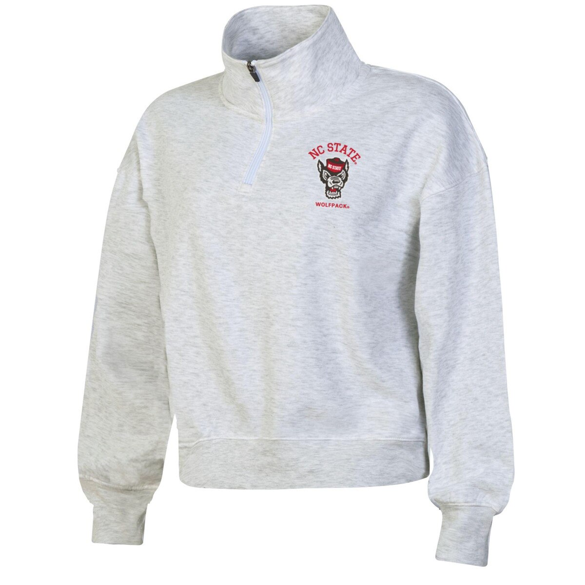 Grey Ladies Fleece Quarterzip - NC